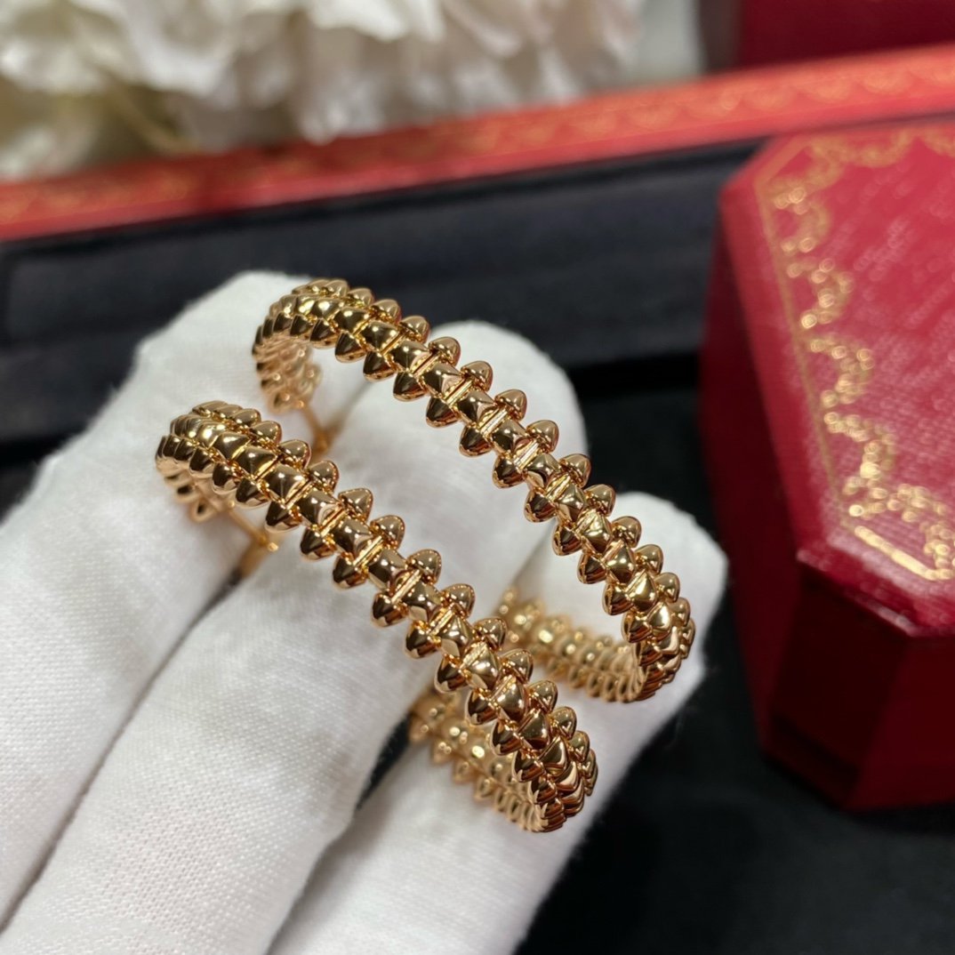 [Marin-Jewelry]CLASH LARGE HOOP EARRINGS