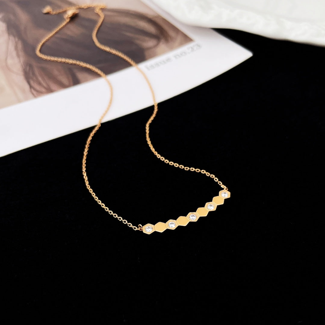 [Marin-Jewelry]BEE MY LOVE DIAMOND NECKLACE