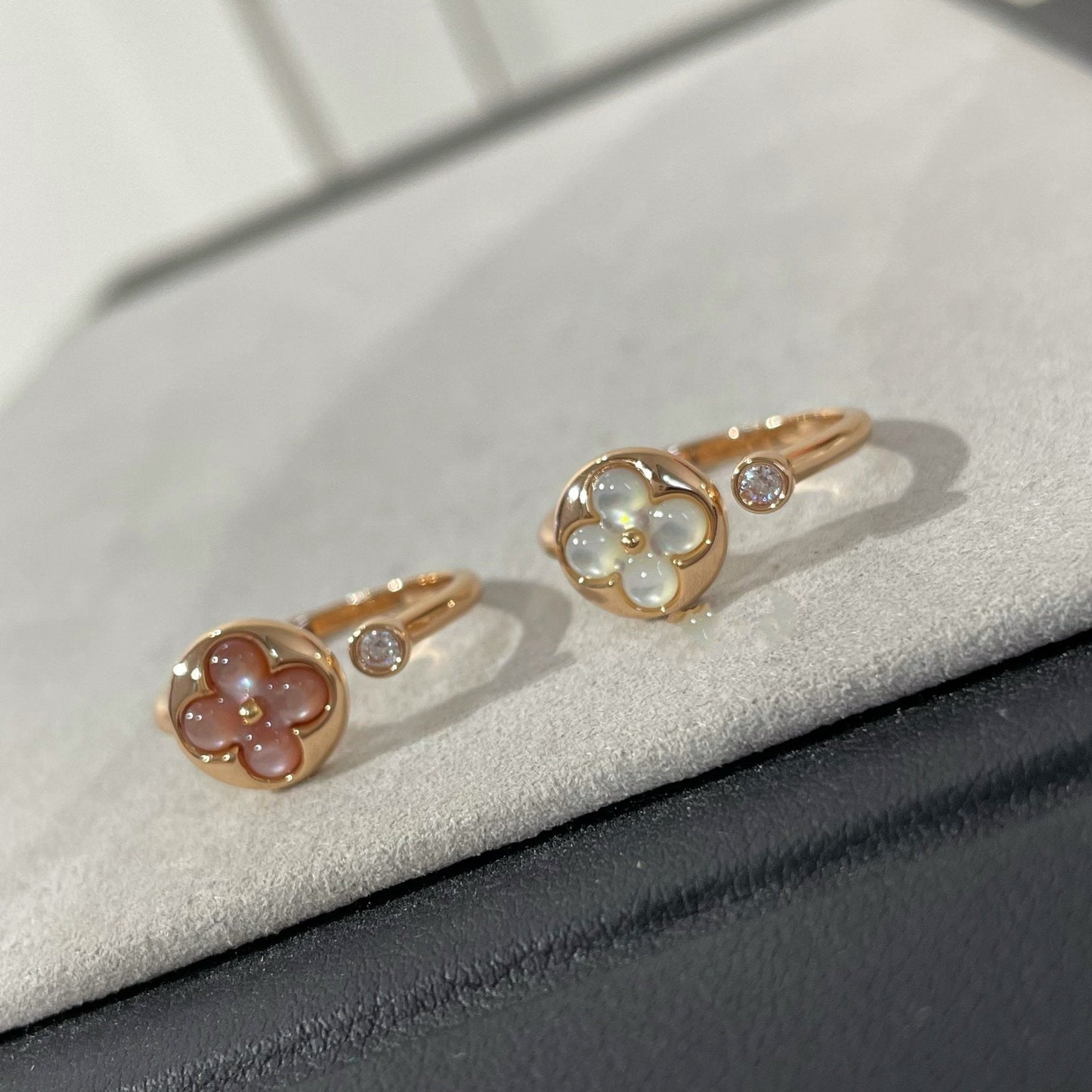 [Marin-Jewelry]SUN 1 DIAMOND PINK MOP RING