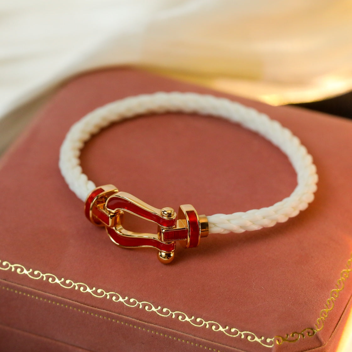 [Marin-Jewelry]FORCE 10 WHITE TEXTILE DIAMOND PAVED
