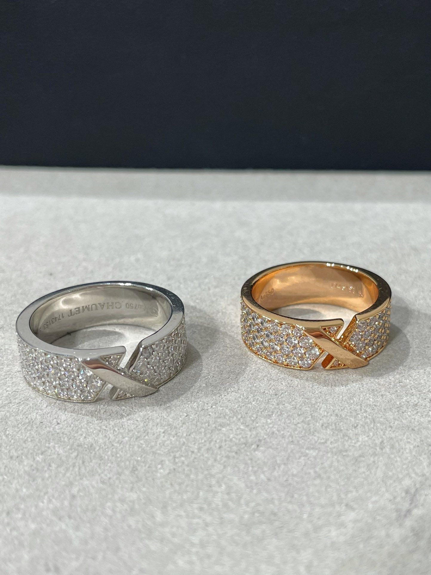 [Marin-Jewelry]LIENS EVIDENCE  DIAMOND PAVED RING
