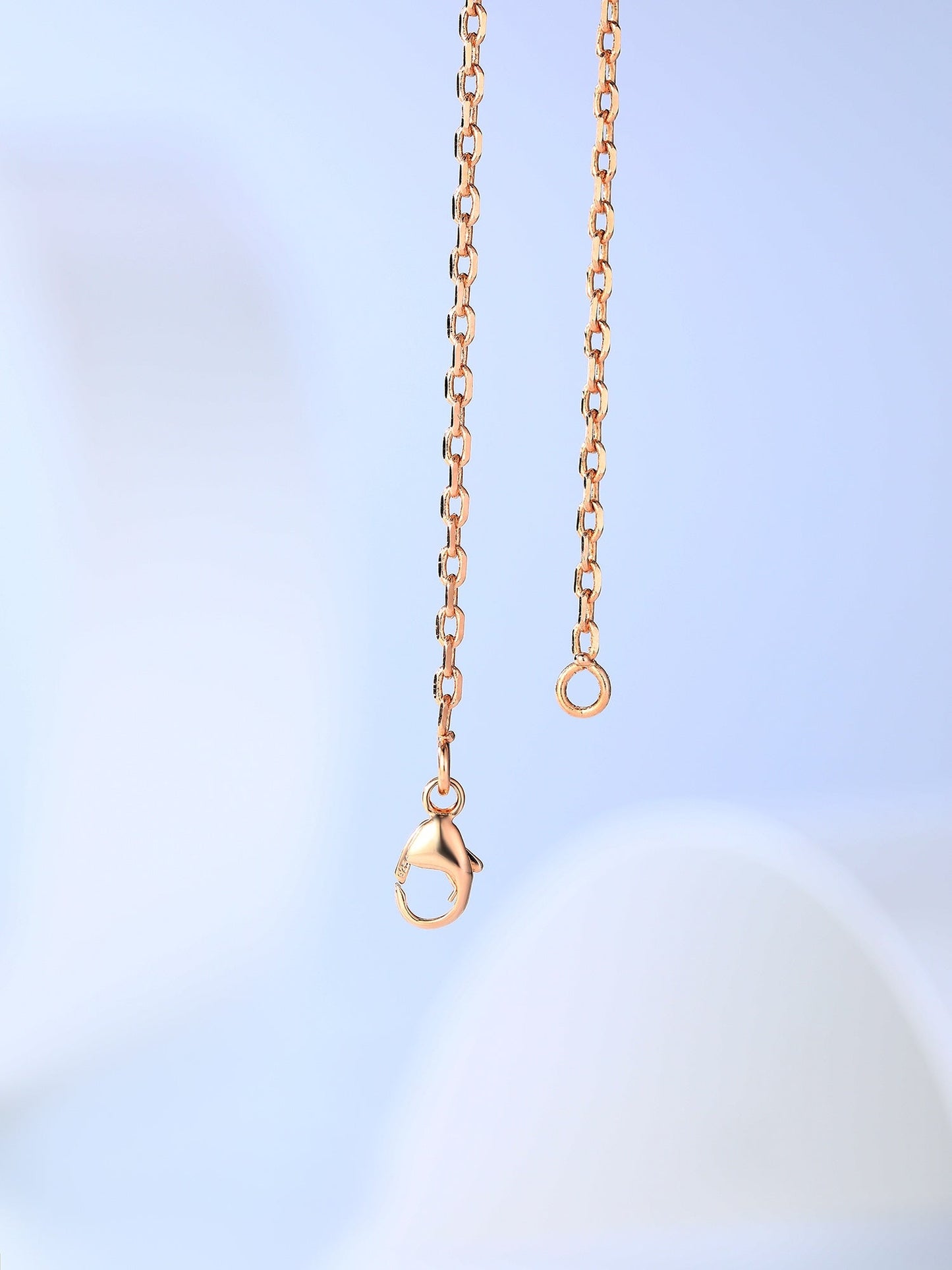 [Marin-Jewelry]H CAGE PINK GOLD NECKLACE