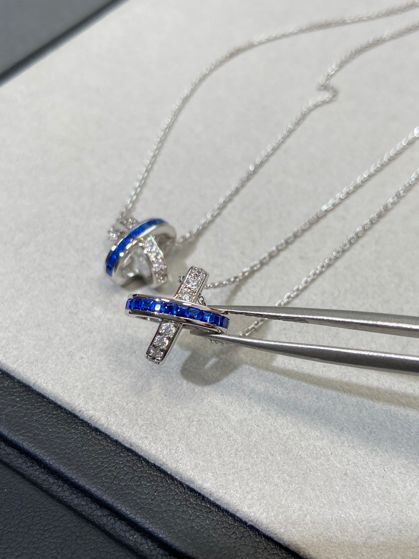 [Marin-Jewelry]LIENS DIAMOND SILVER NECKLACE