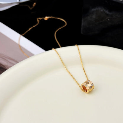 [Marin-Jewelry]BEE MINI PEDANT DIAMOND NECKLACE