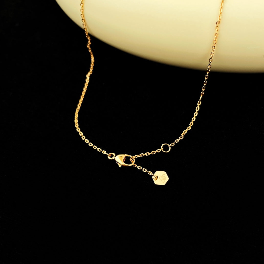 [Marin-Jewelry]BEE MINI PEDANT DIAMOND NECKLACE