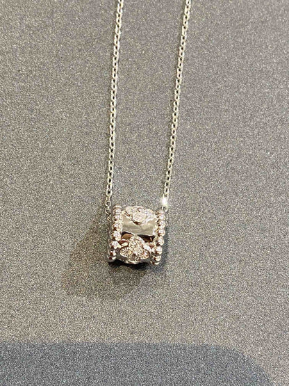 [Marin-Jewelry]PERLEE PEDANT SIVLER DIAMOND NECKLACE