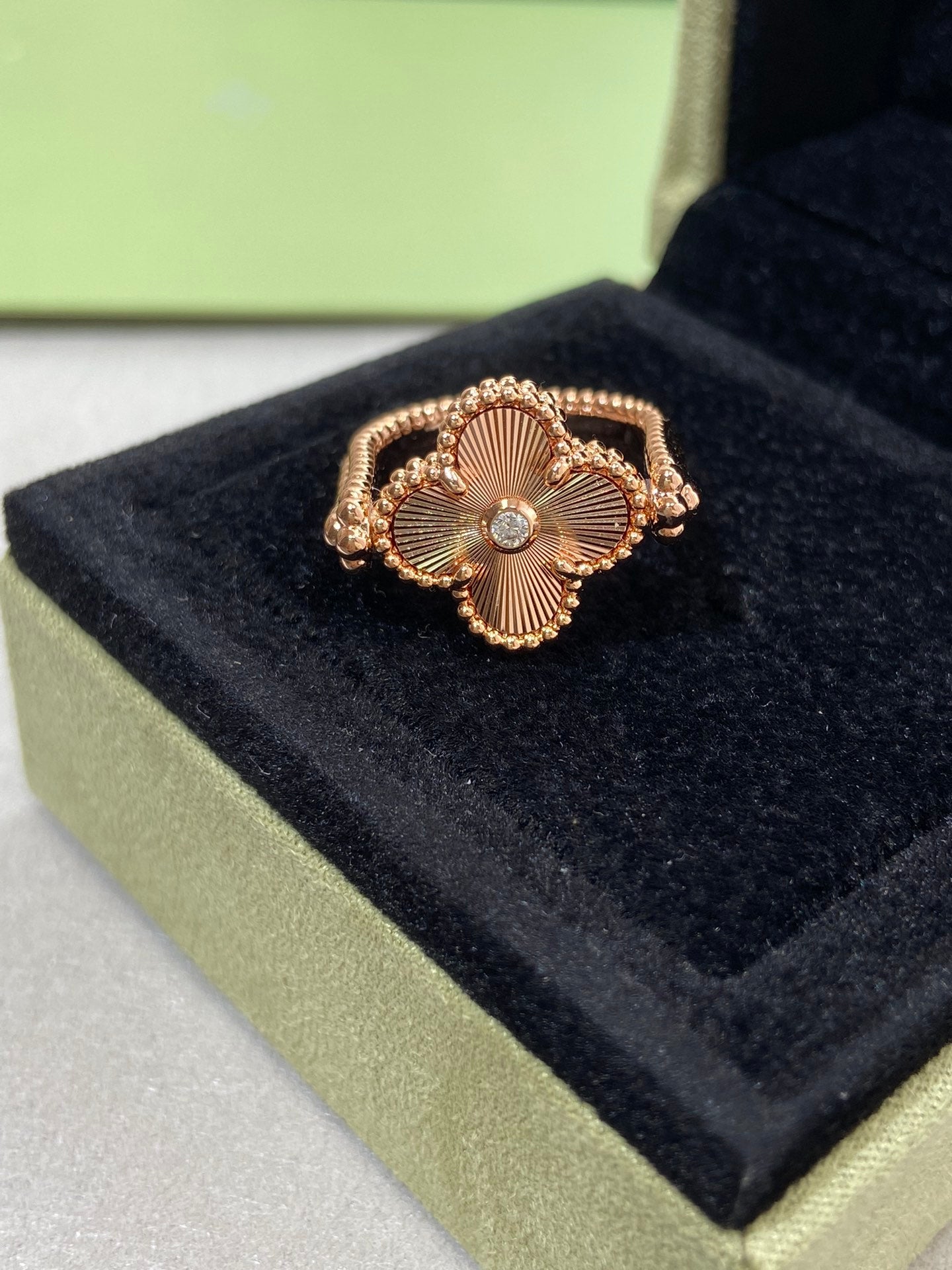 [Marin-Jewelry]CLOVER RIVERSIBLE Marin-Jewelry GOLD RING