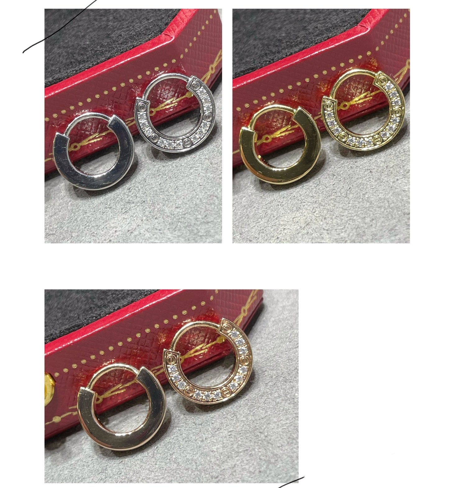 [Marin-Jewelry]LOVE DIAMOND EARRINGS