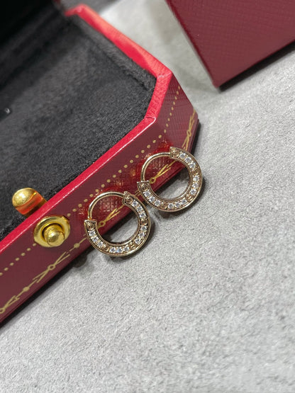 [Marin-Jewelry]LOVE DIAMOND EARRINGS