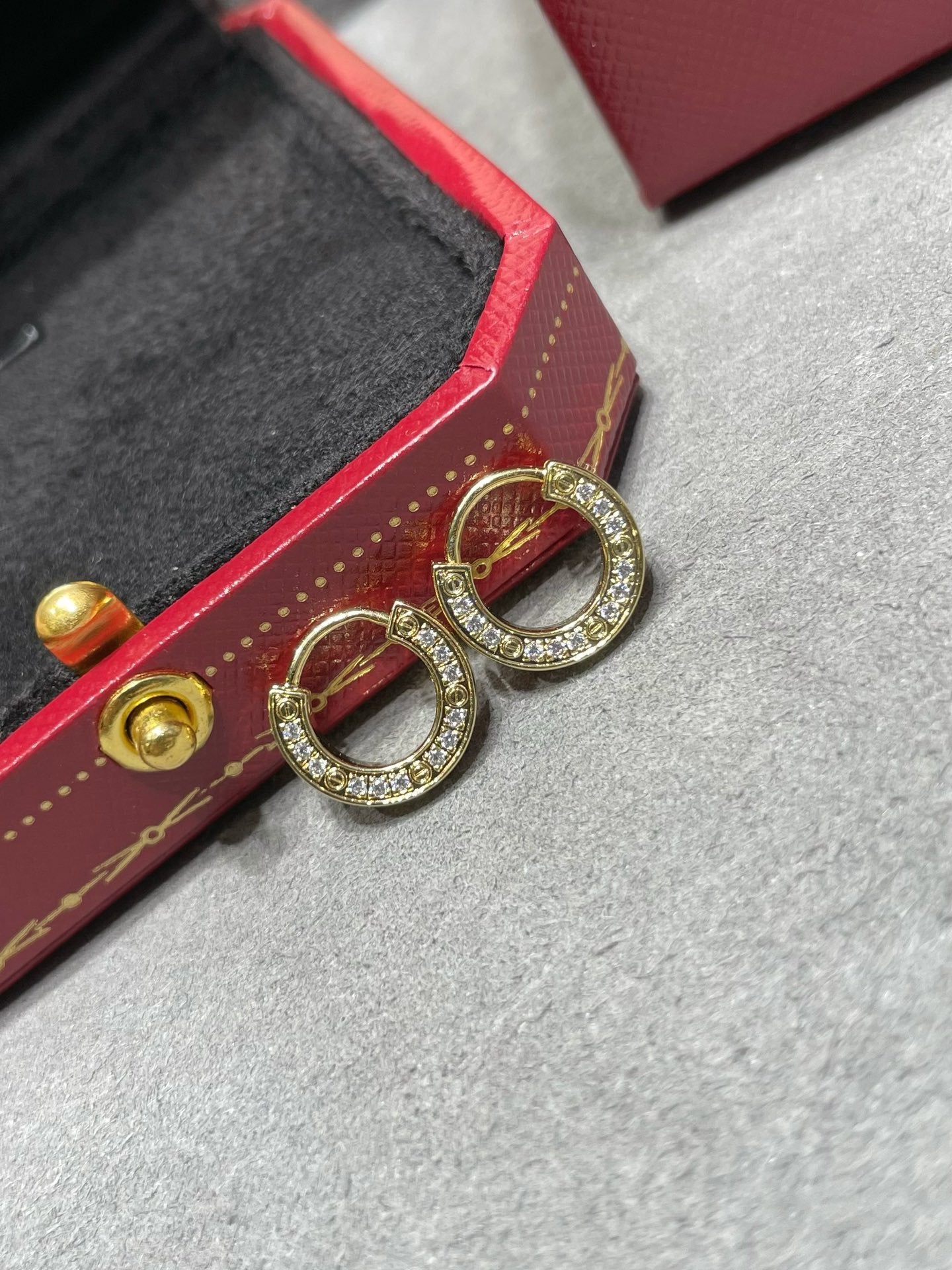 [Marin-Jewelry]LOVE DIAMOND EARRINGS