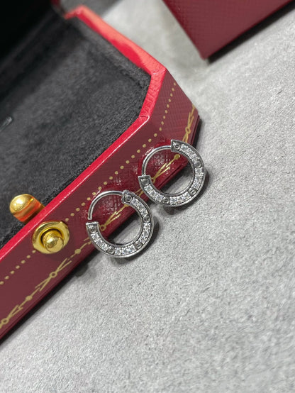 [Marin-Jewelry]LOVE DIAMOND EARRINGS