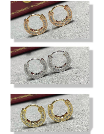 [Marin-Jewelry]LOVE DIAMOND EARRINGS