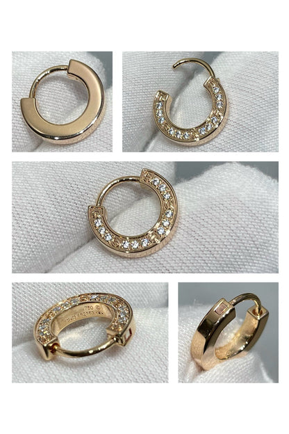 [Marin-Jewelry]LOVE DIAMOND EARRINGS