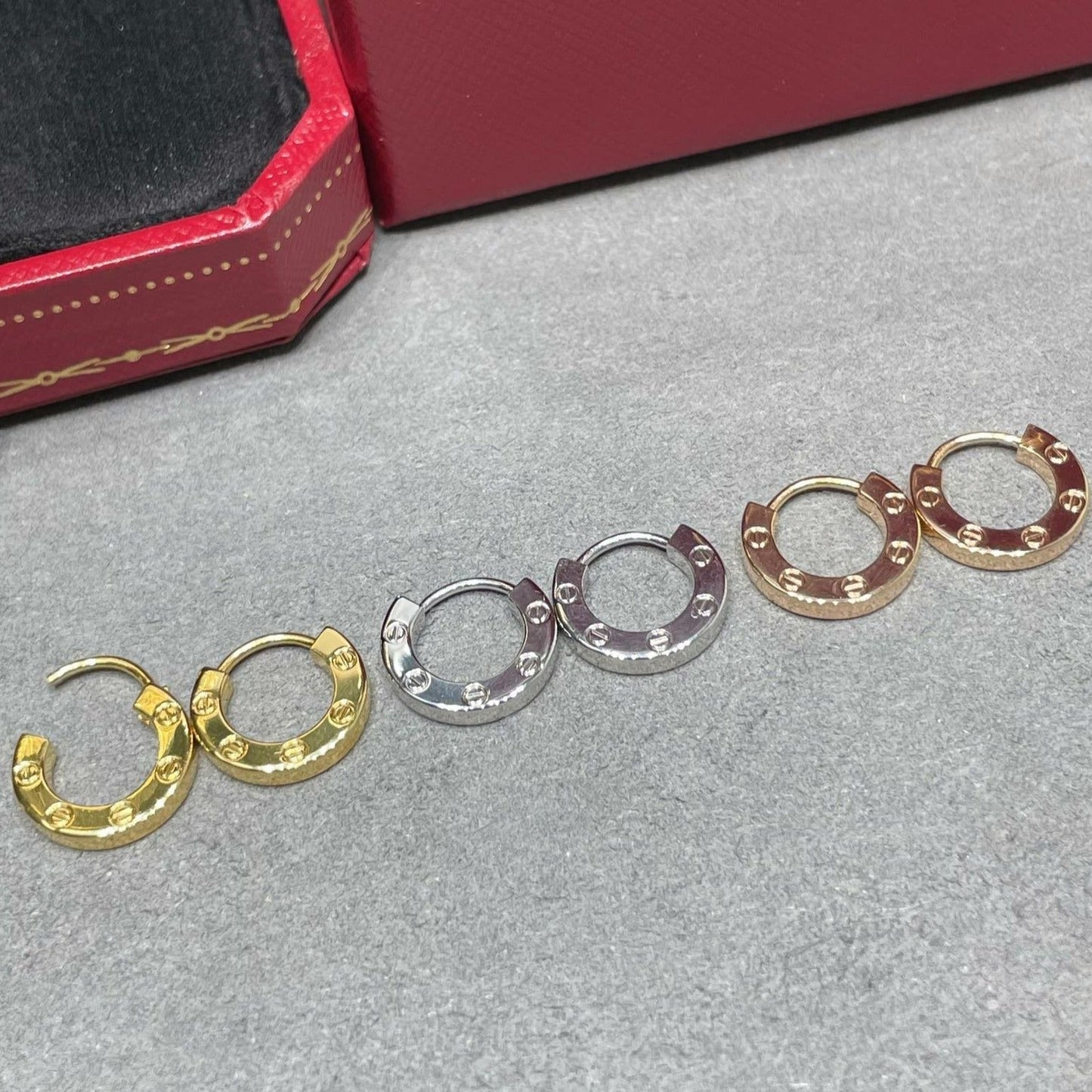 [Marin-Jewelry]LOVE MINI EARRINGS