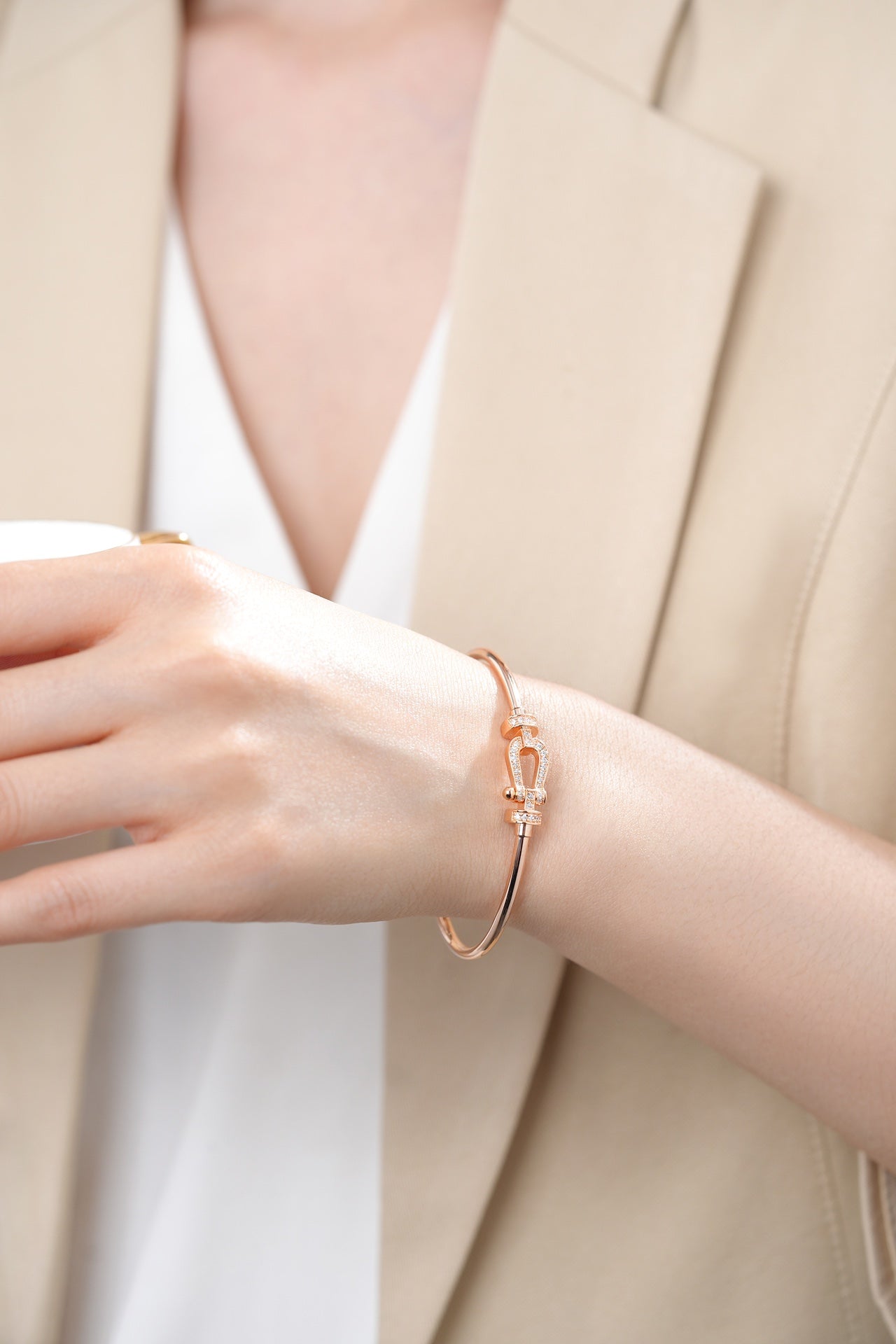 [Marin-Jewelry]FORCE 10 MOYEN DIAMOND BRACELET