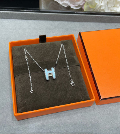 [Marin-Jewelry]POP H SKY BLUE NECKLACE