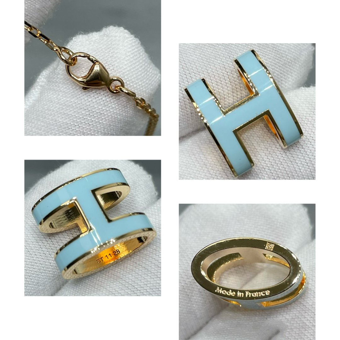 [Marin-Jewelry]POP H SKY BLUE NECKLACE