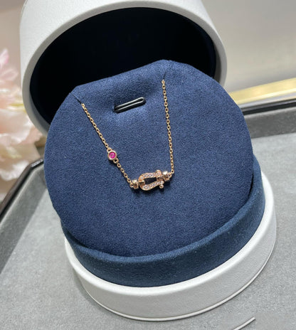 [Marin-Jewelry]FORCE 10 DIAMOND CHAIN LINK PINK GOLD BRACELET