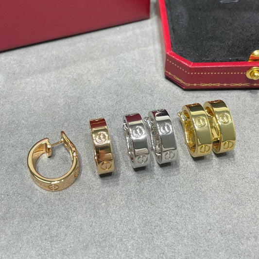 [Marin-Jewelry]LOVE 5.5MM EARRINGS