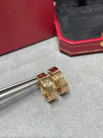 [Marin-Jewelry]LOVE 5.5MM EARRINGS