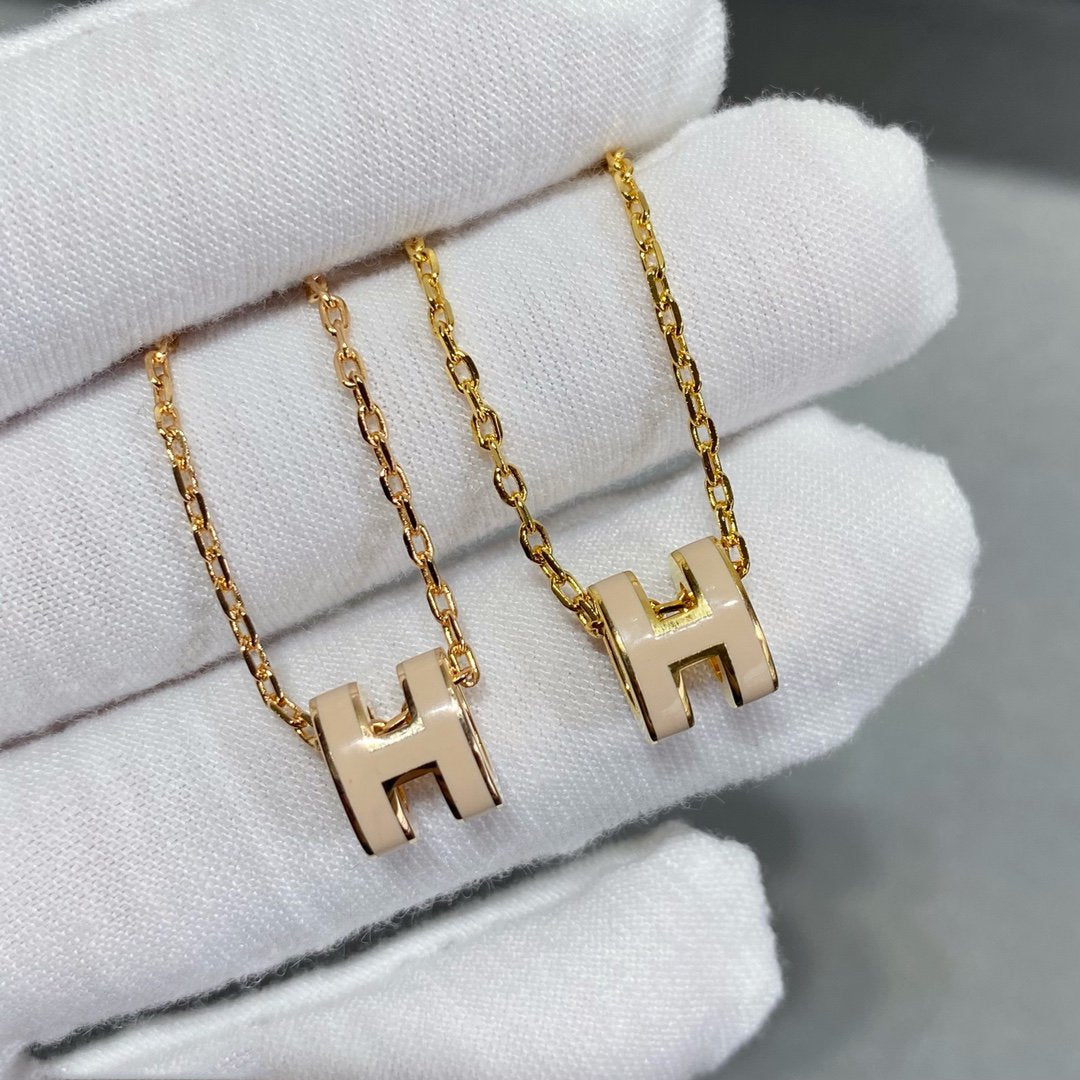 [Marin-Jewelry]MINI POP H NECKLACE
