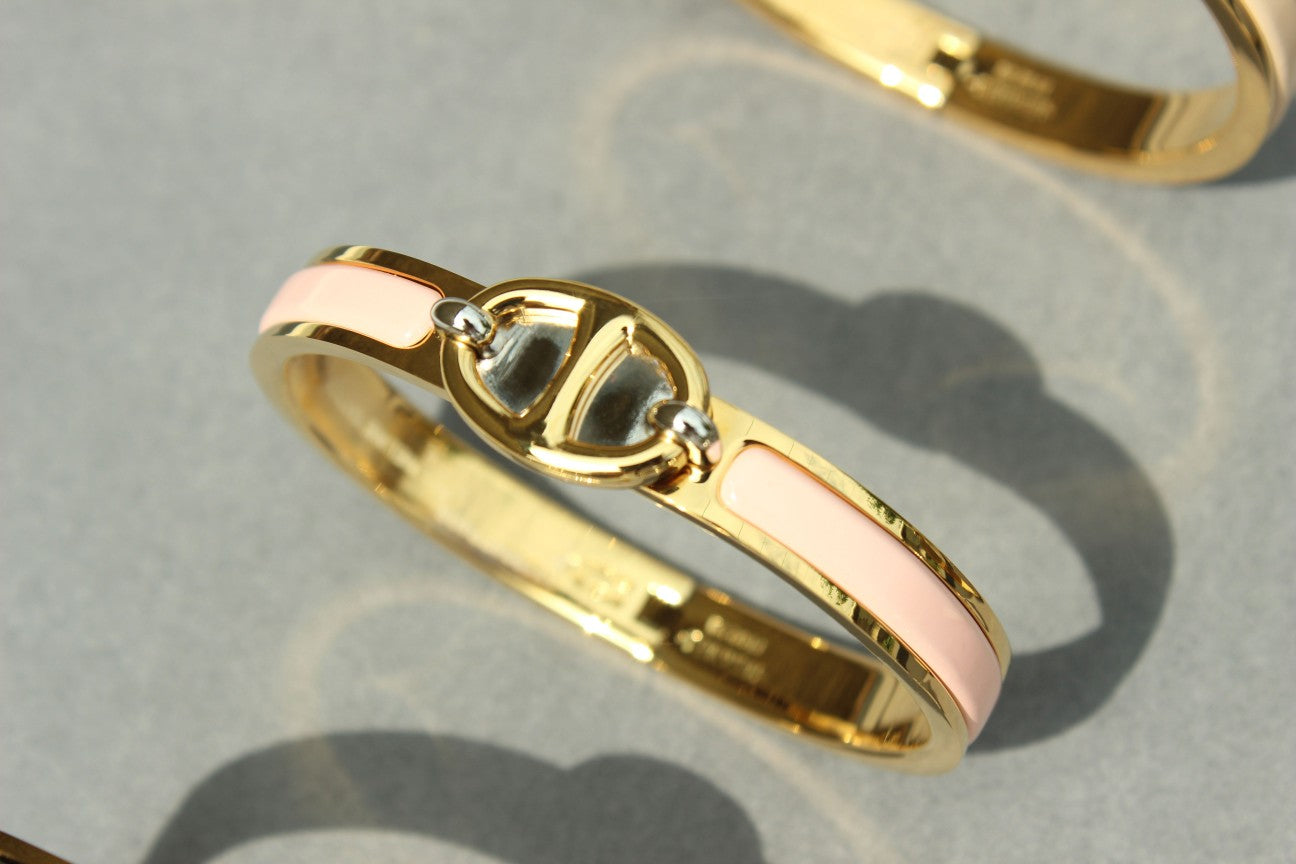 [Marin-Jewelry]CLIC CHAINE GOLD BRACELET