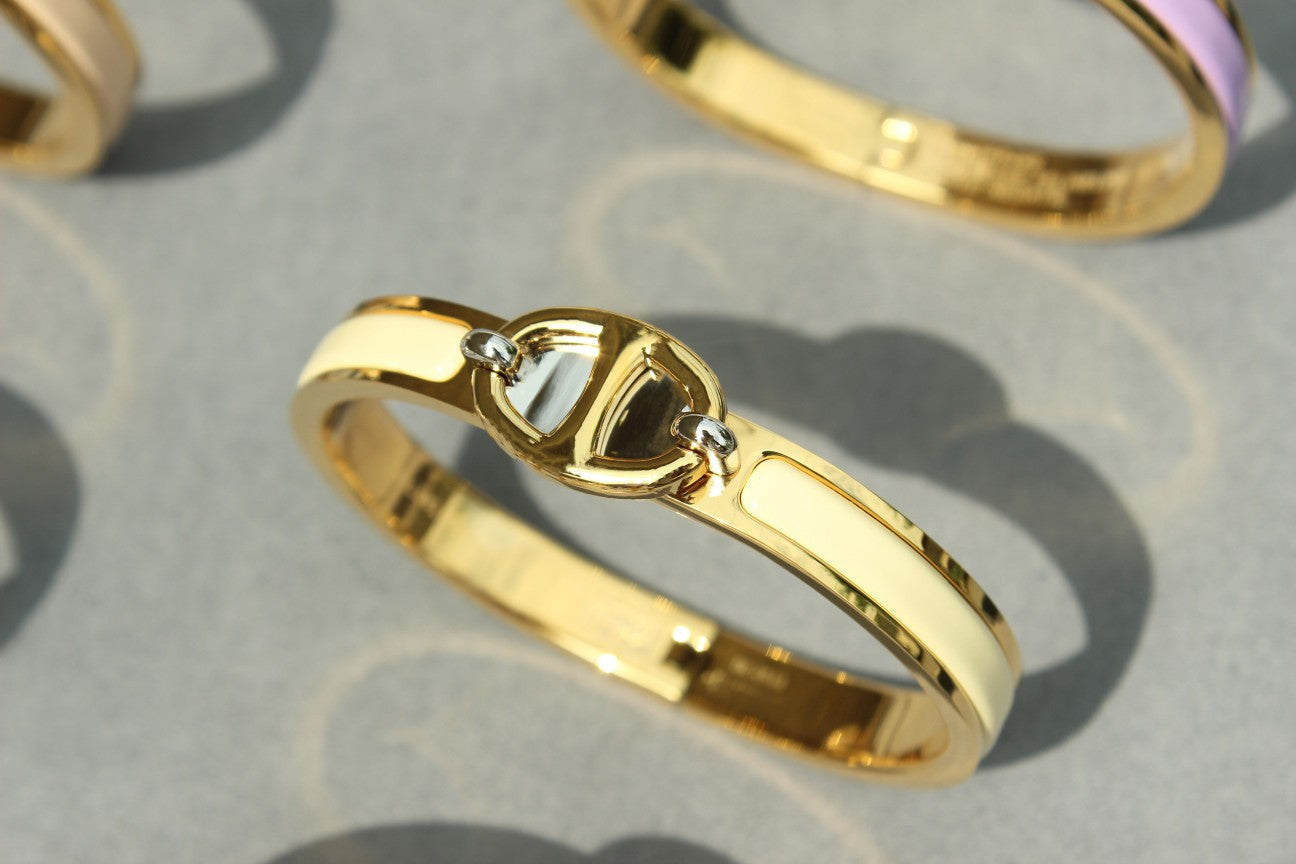 [Marin-Jewelry]CLIC CHAINE GOLD BRACELET