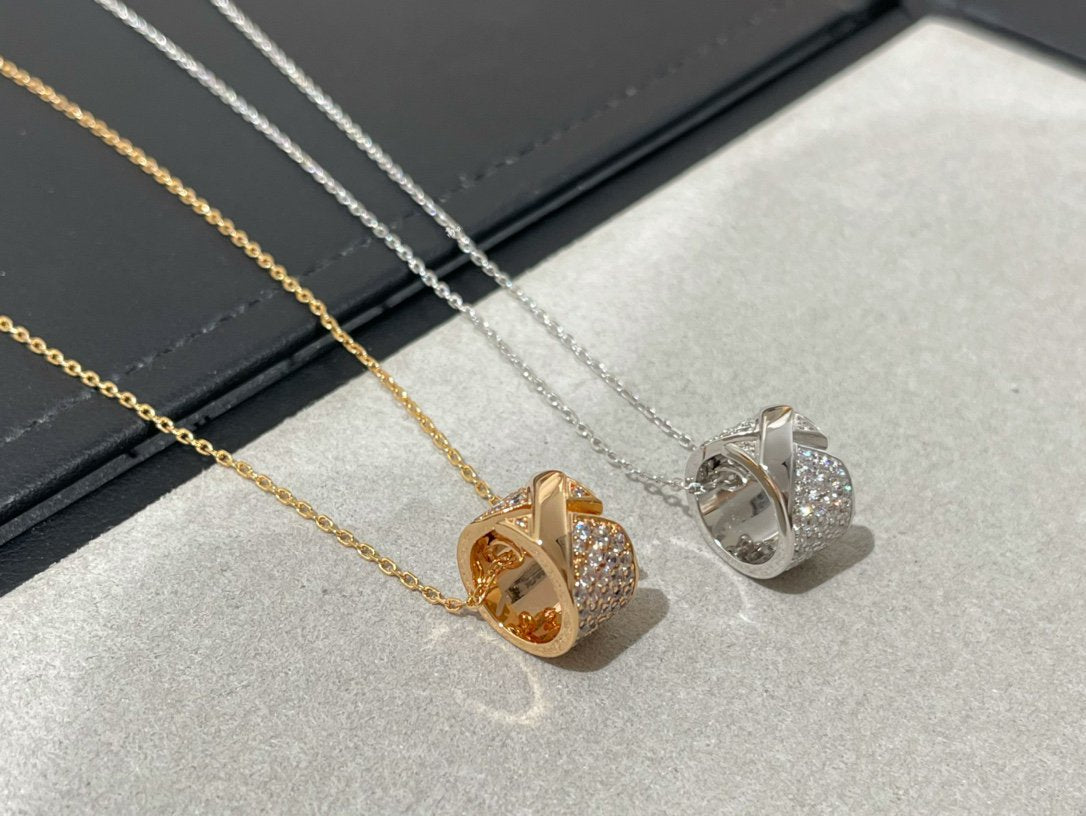 [Marin-Jewelry]LIENS EVIDENCE DIAMOND PAVED NECKLACE