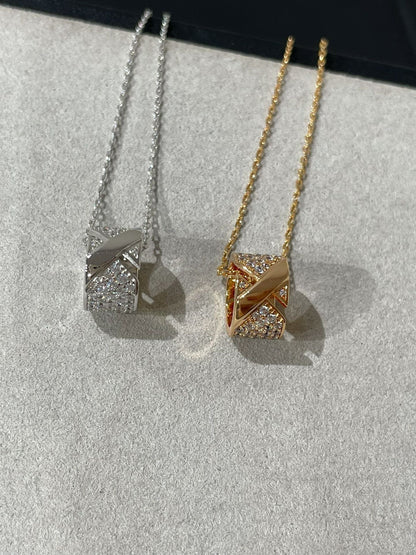 [Marin-Jewelry]LIENS EVIDENCE DIAMOND PAVED NECKLACE