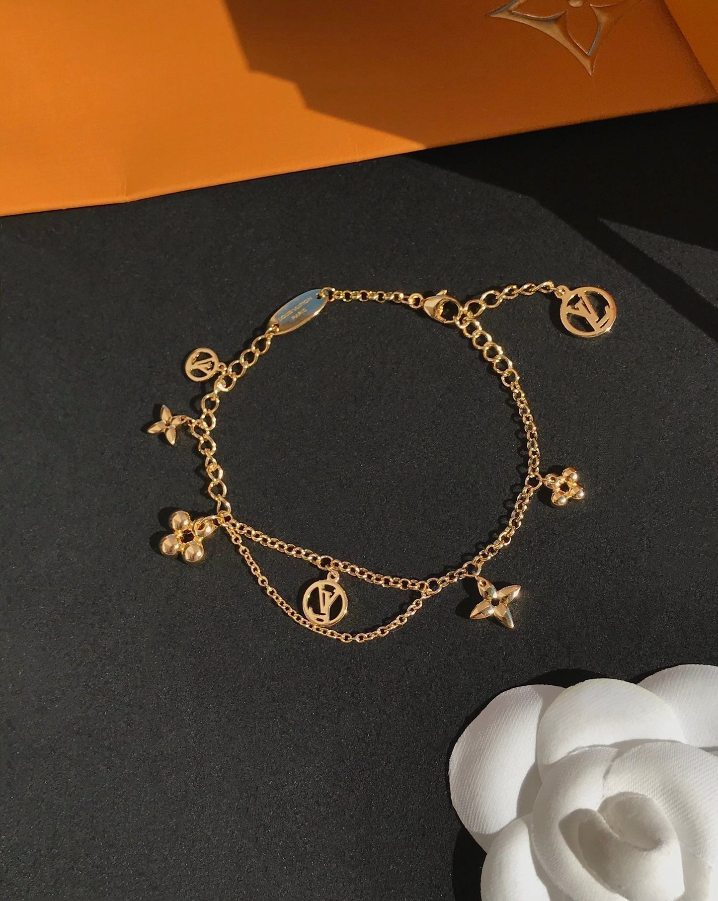 [Marin-Jewelry]BLOOMING PINK GOLD MOP BRACELET