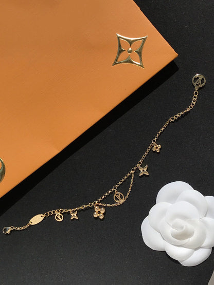 [Marin-Jewelry]BLOOMING PINK GOLD MOP BRACELET