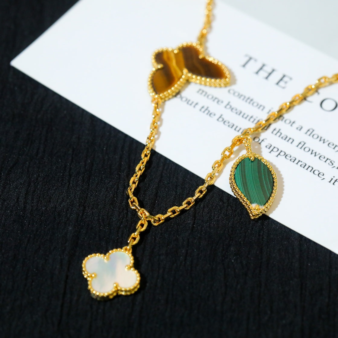 [Marin-Jewelry]LUCKY SPRING 5 MOTIF GOLD BRACELET