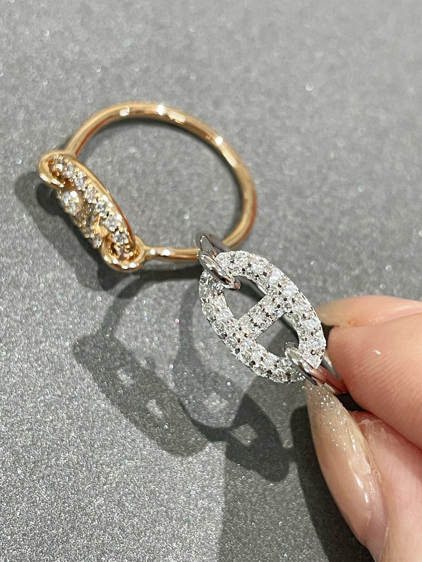[Marin-Jewelry]RONDE SMALL DIAMOND RING