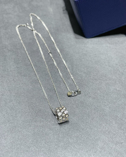 [Marin-Jewelry]BEE LOVE DIAMOND PAVED 3 ROW NECKLACE