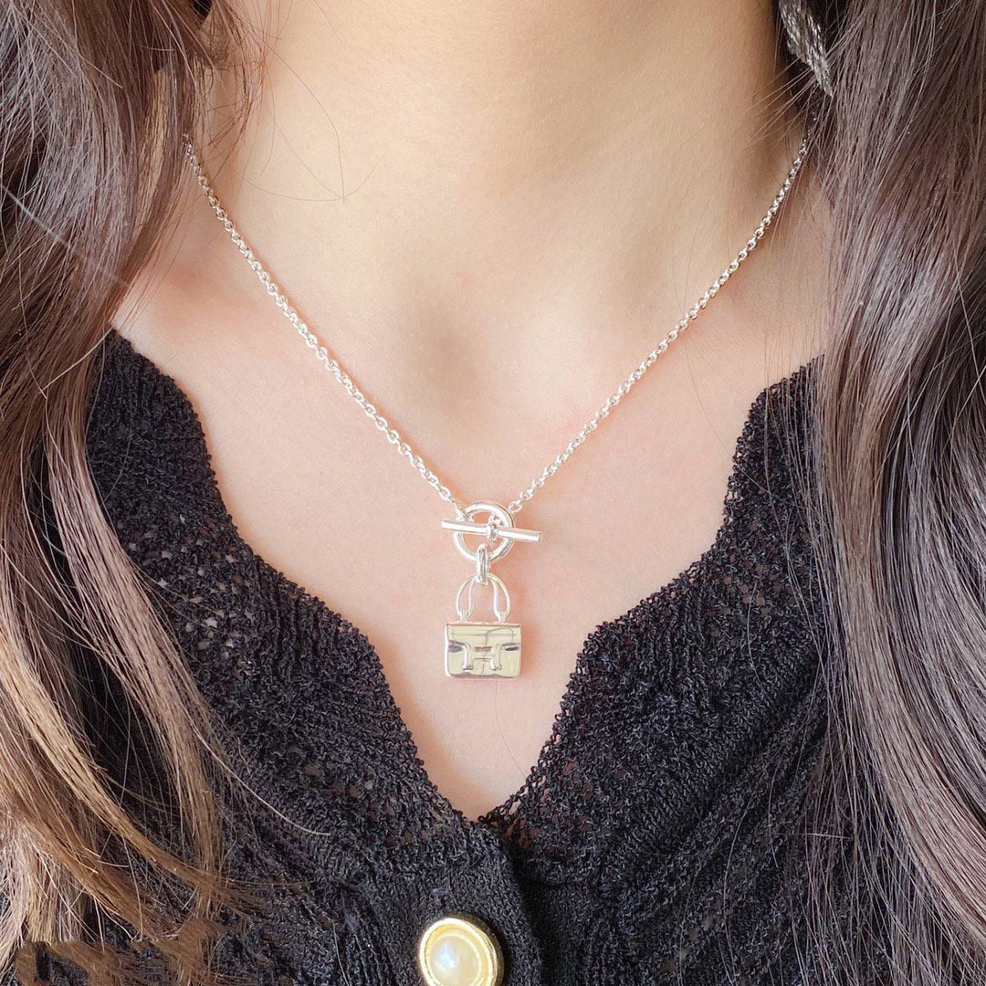 [Marin-Jewelry]CONSTANCE PEDANT SILVER NECKLACE
