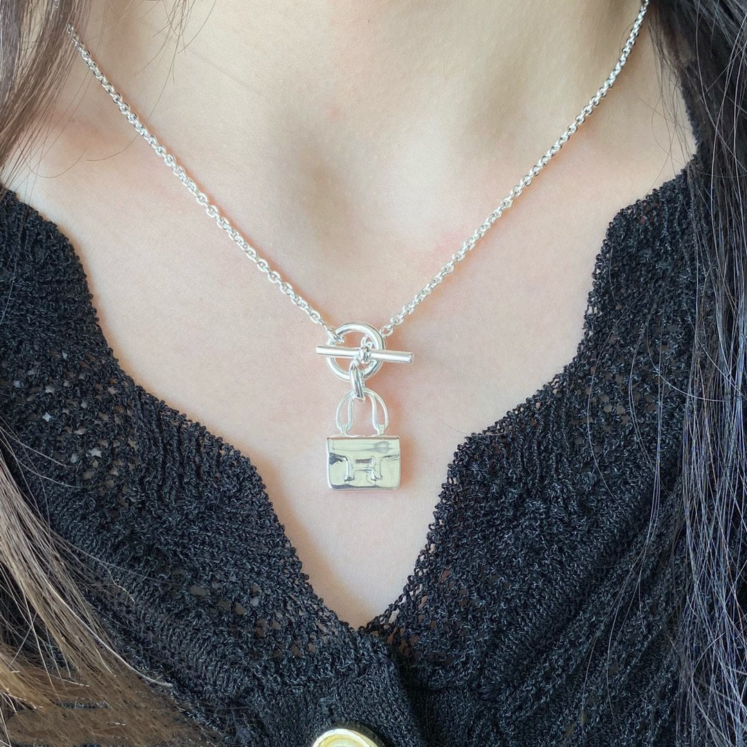 [Marin-Jewelry]CONSTANCE PEDANT SILVER NECKLACE