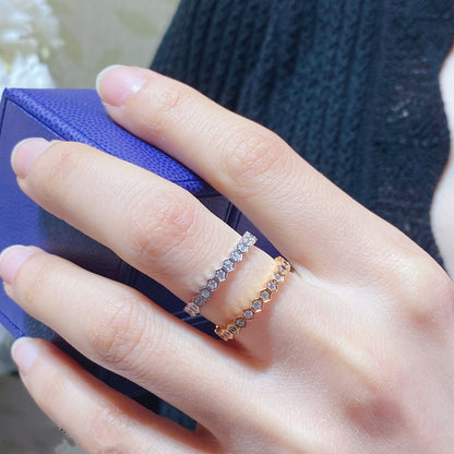 [Marin-Jewelry]BEE LOVE DIAMOND PAVED SMALL RING