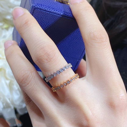 [Marin-Jewelry]BEE LOVE DIAMOND PAVED SMALL RING