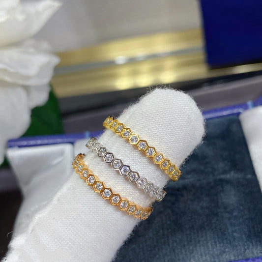 [Marin-Jewelry]BEE LOVE DIAMOND PAVED SMALL RING