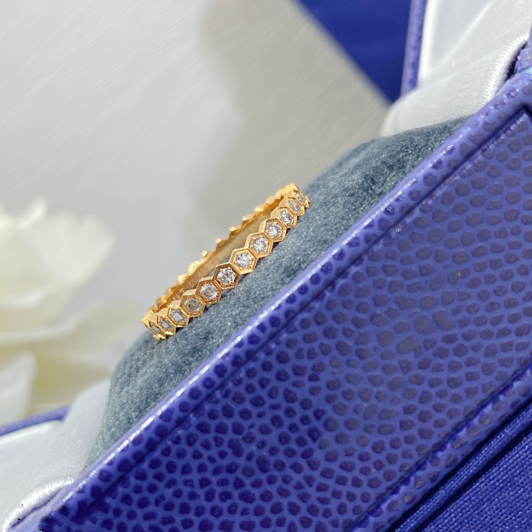 [Marin-Jewelry]BEE LOVE DIAMOND PAVED SMALL RING