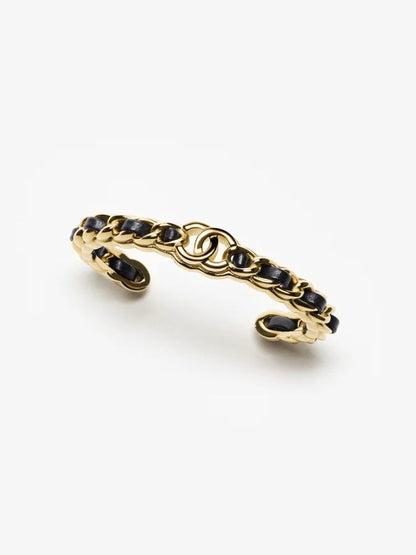 [Marin-Jewelry]Double C Open Bangle