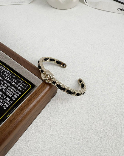 [Marin-Jewelry]Double C Open Bangle