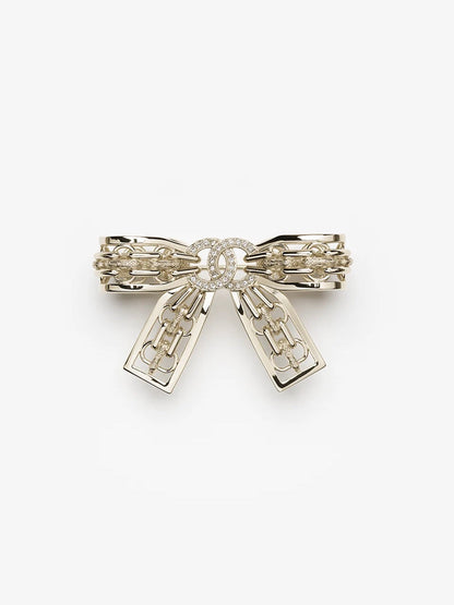 [Marin-Jewelry]25K Hollow Bow Brooch