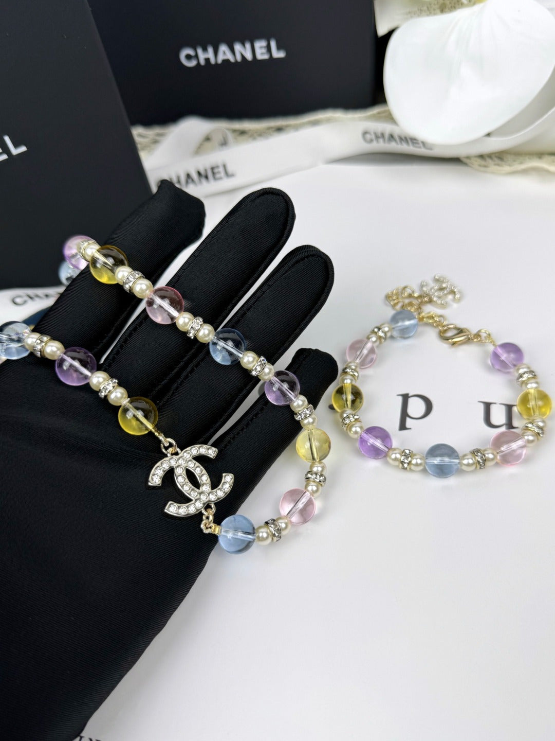 [Marin-Jewelry]26C New Spring Collection Colorful Transparent Resin Necklace