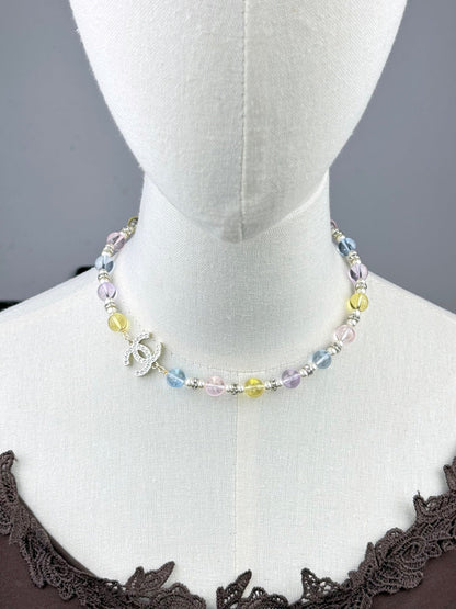 [Marin-Jewelry]26C New Spring Collection Colorful Transparent Resin Necklace
