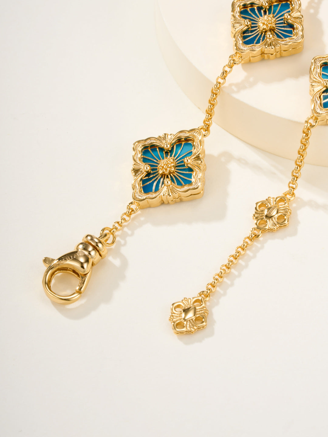 [Marin-Jewelry]B.C.L ENAMELED Five-Flower Bracelet£¨Various Colors)
