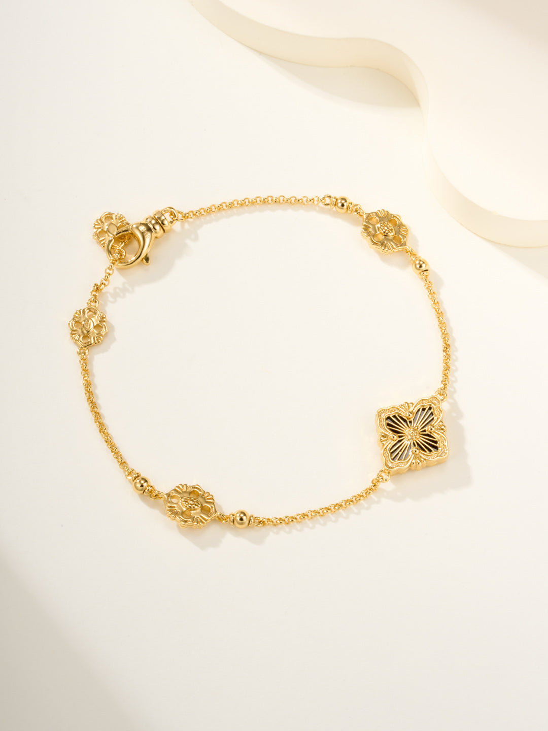 [Marin-Jewelry]B.C.L ENAMELED One-Flower Bracelet£¨Various Colors)