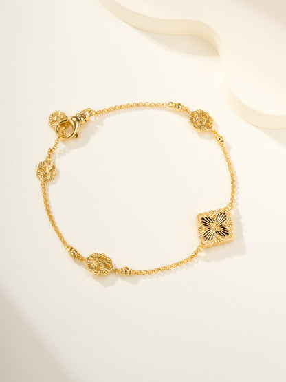 [Marin-Jewelry]B.C.L ENAMELED One-Flower Bracelet£¨Various Colors)
