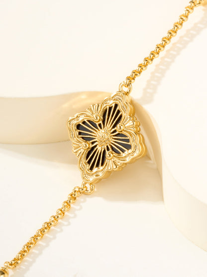 [Marin-Jewelry]B.C.L ENAMELED One-Flower Bracelet£¨Various Colors)
