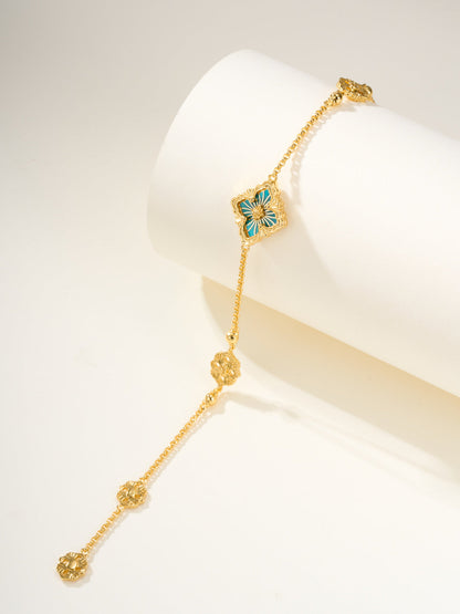 [Marin-Jewelry]B.C.L ENAMELED One-Flower Bracelet£¨Various Colors)